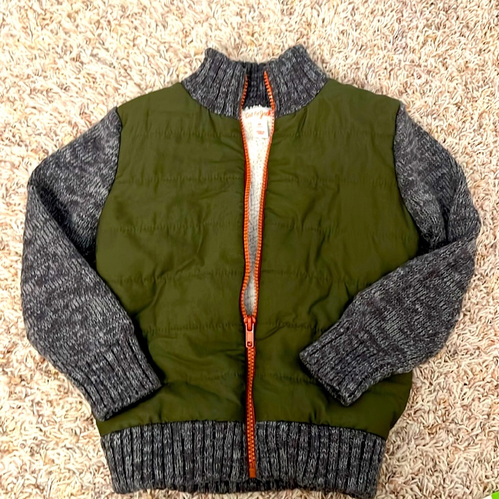 Toddler boys 4T cat and Jack fleece lined jacket